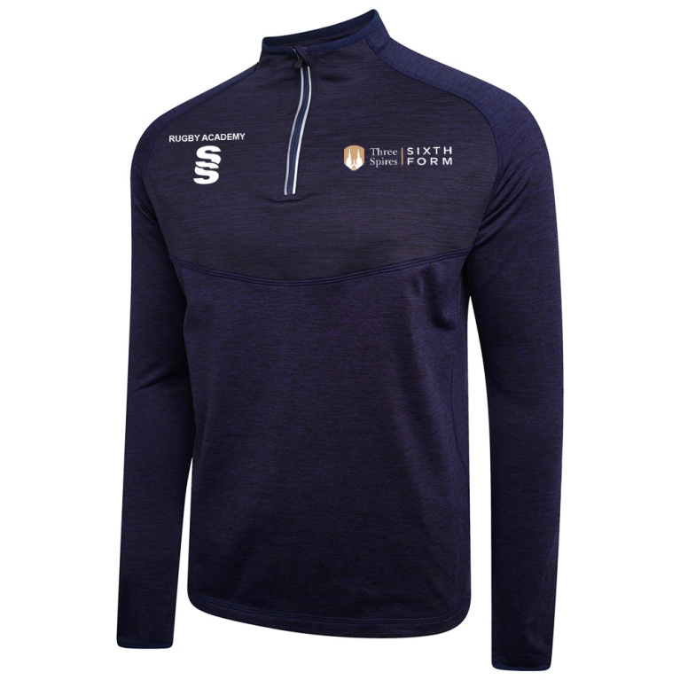 1/4 Zip Dual Performance Top : Navy