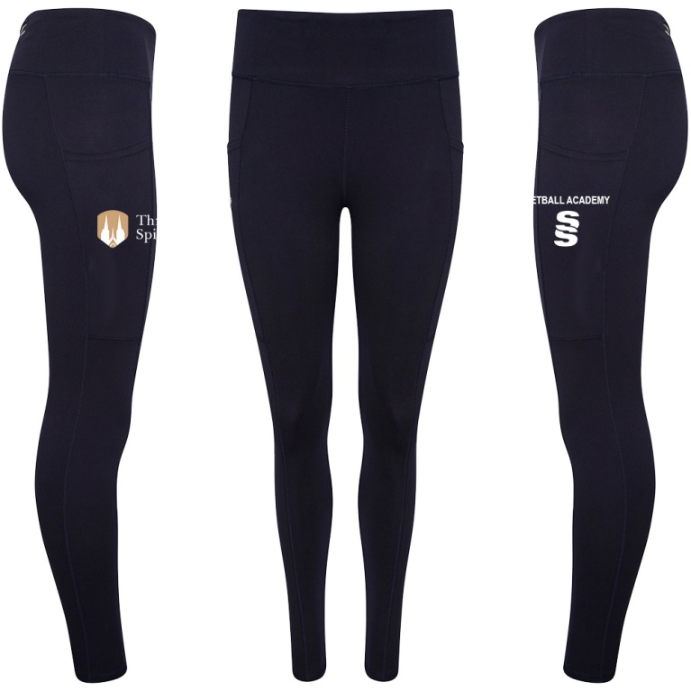 Performance Full Length Leggings : Navy